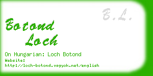 botond loch business card